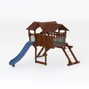 playground equipment-Playground Right 45 Degree View
