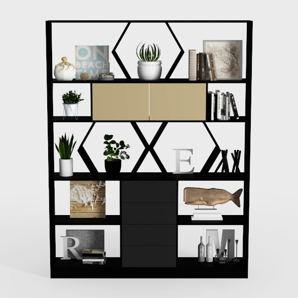 decoration cabinet_BLACK_21