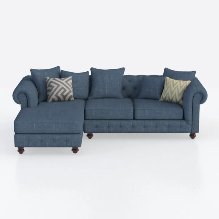 108" Modern L-Shaped Modular Sectional Sofa for