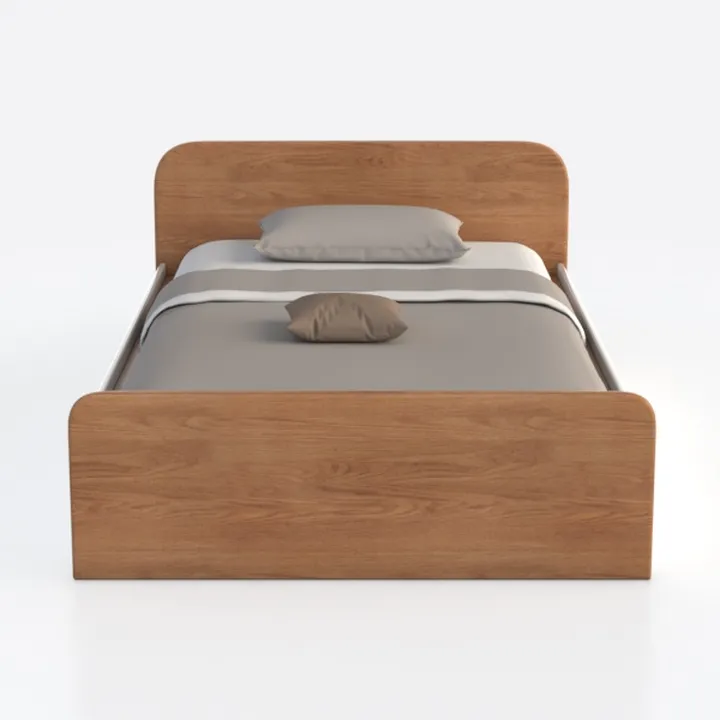 BOWERY HILL Ash Walnut Finished Wood Full Size Day