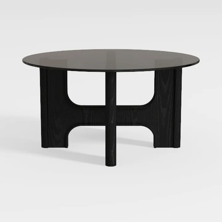 Modern Round Dining Table for 4/6, 42 Inches