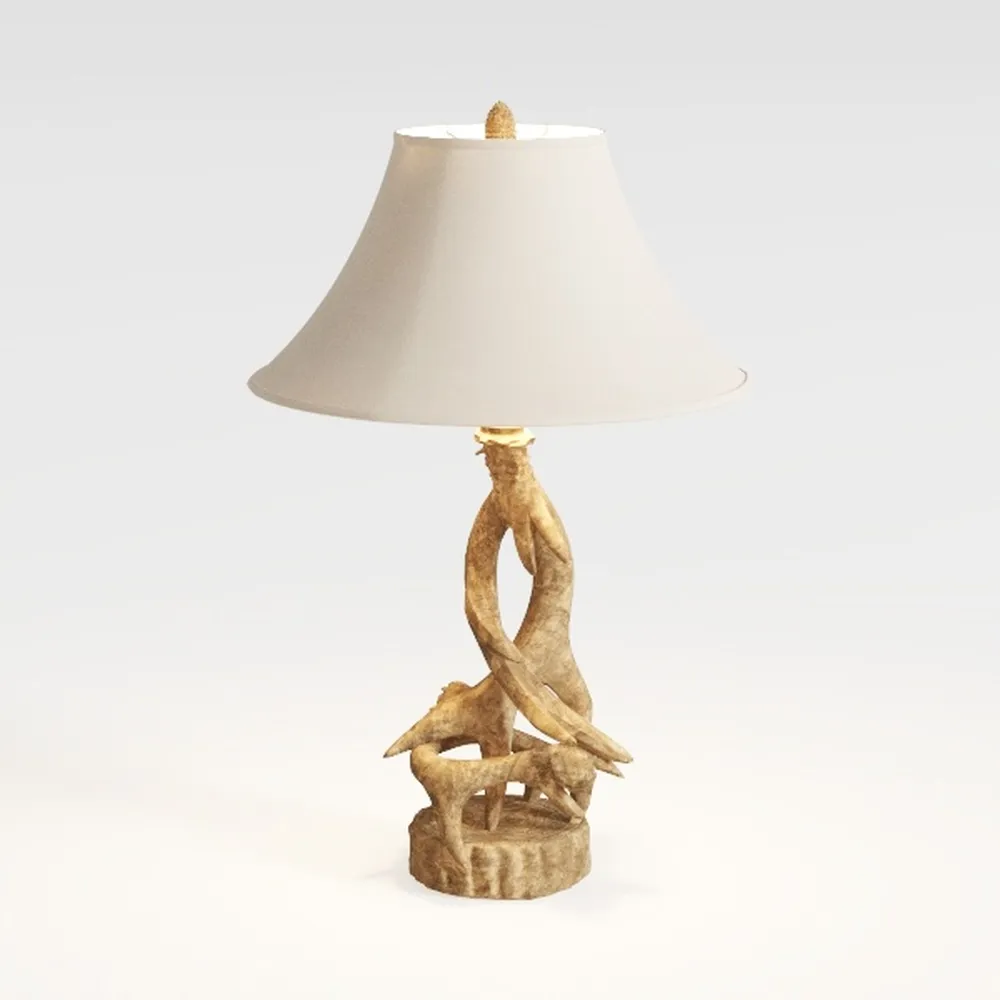 Scenekoy Sculptural Table Lamp Set of 2 with USB