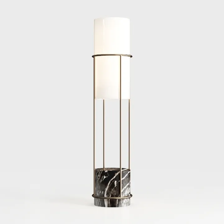 Gold Metal Base Glass Hurricane Candle Holders Set