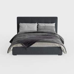 Benjara BM301425 Dex Tufted Upholstery Modern Plat