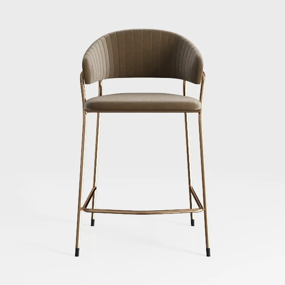 Mathison 42.5 in. Taupe Bar Stool