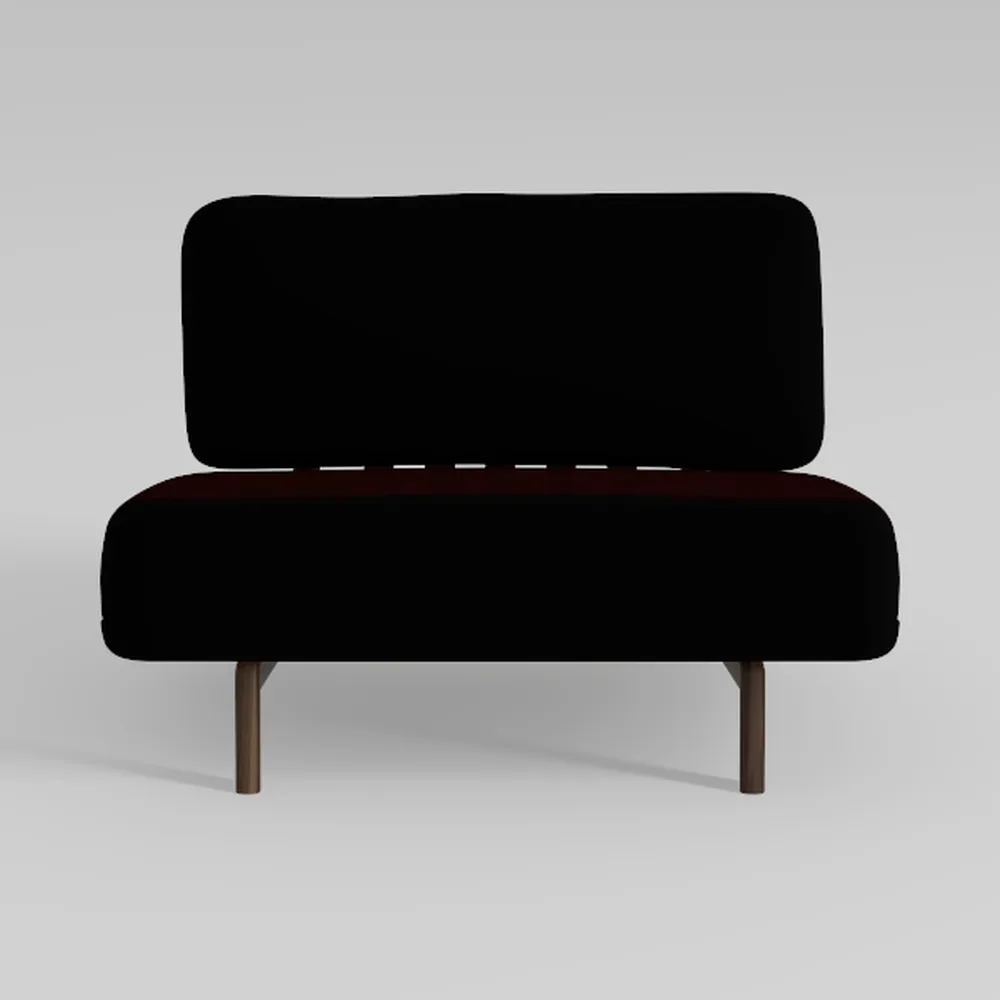 WestinTrends Phoebe 46" Wide Upholstered Velvet Lo