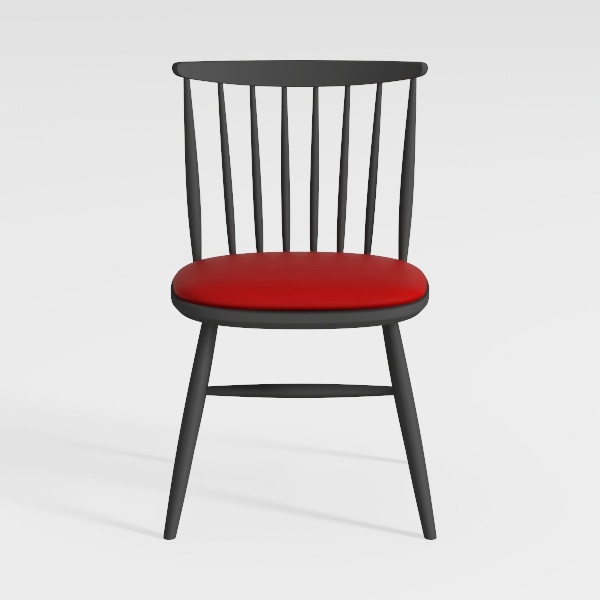 Black Dining Chairs Set of 4, Windsor Chairs