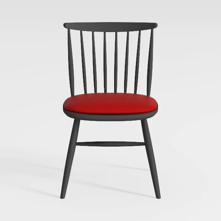 Black Dining Chairs Set of 4, Windsor Chairs