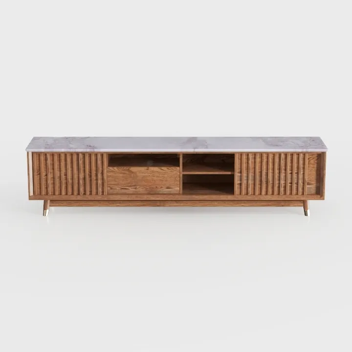 Mid Century Modern TV Stand for Televisions up 