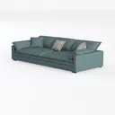 mikibama Luxury Modular Sectional Sofa, 111.5" Mod Left 45 Degree View