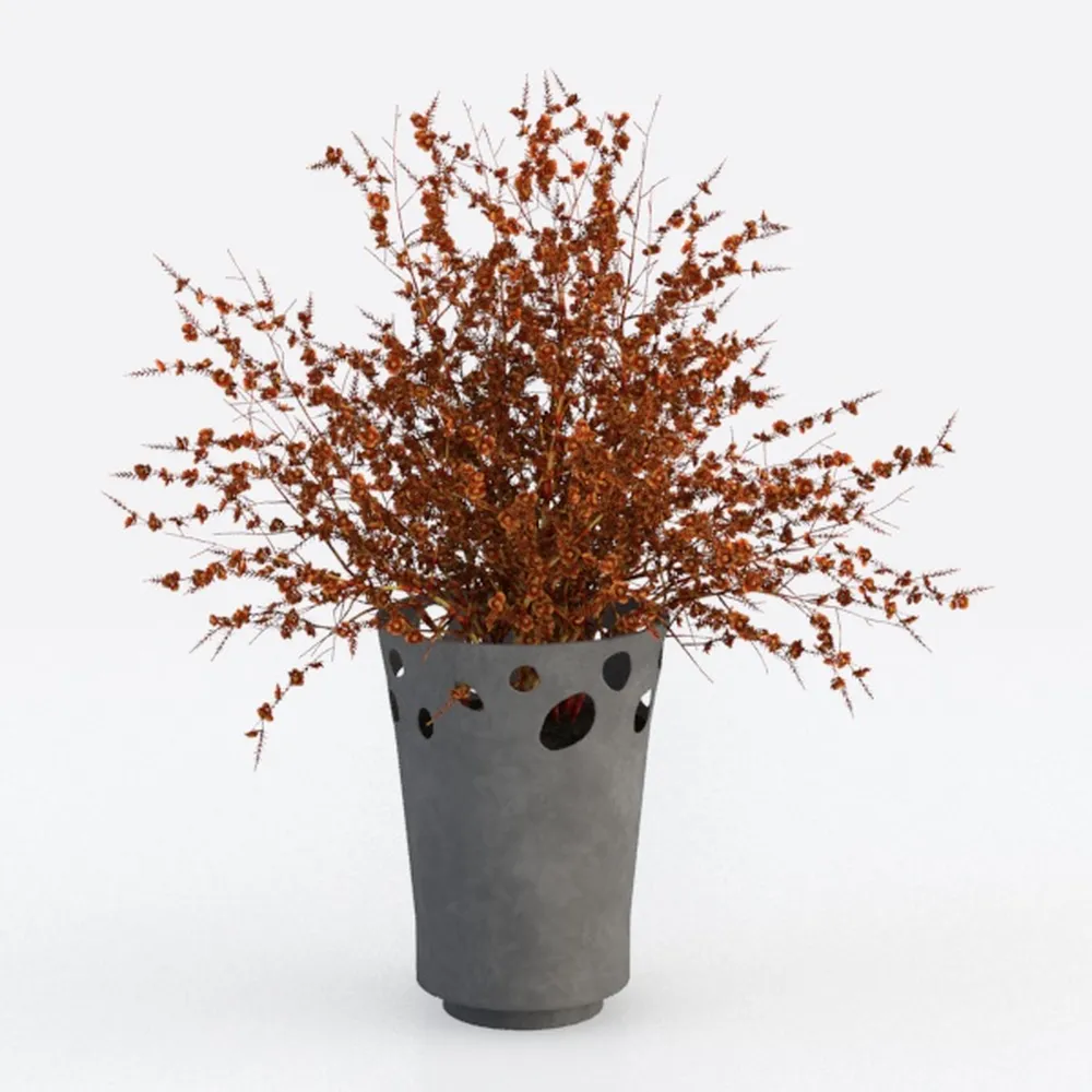 24 Bundles Artificial Fake Flowers Outdoor, 6 Styl