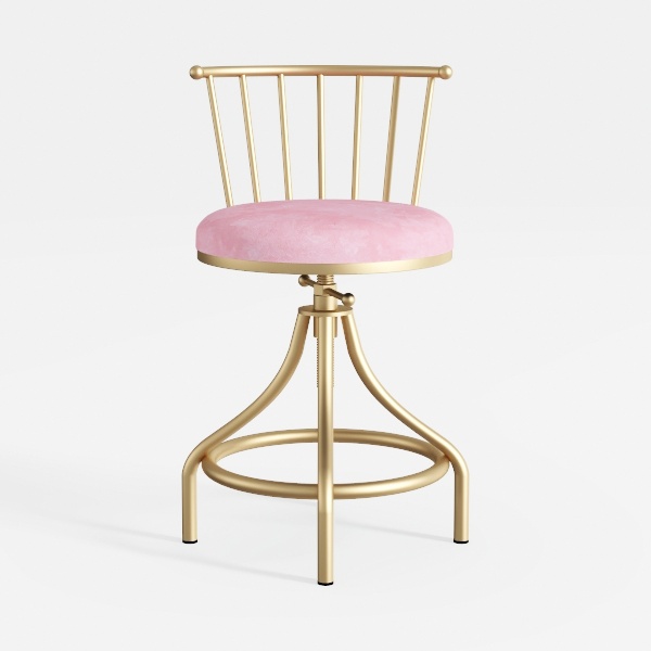 Makeup Vanity Chair,Chair with Backrest,Small