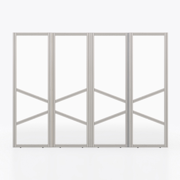 Interior door-TATA solid wood composite sliding door 2 ivory white