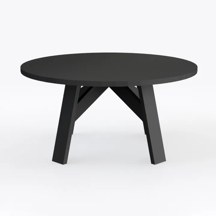 27.5 in. Round Steel Patio Coffee Table, Weather R
