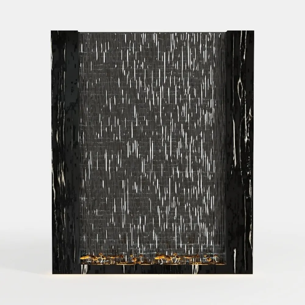 Black Rattan Cabinet, Natural Rattan Storage