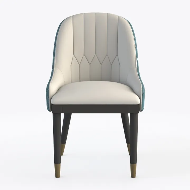 Set of 2 Dining Chairs, Modern High Back Soft Seat
