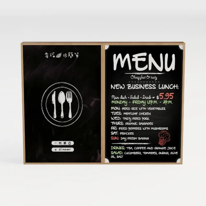 café signboard