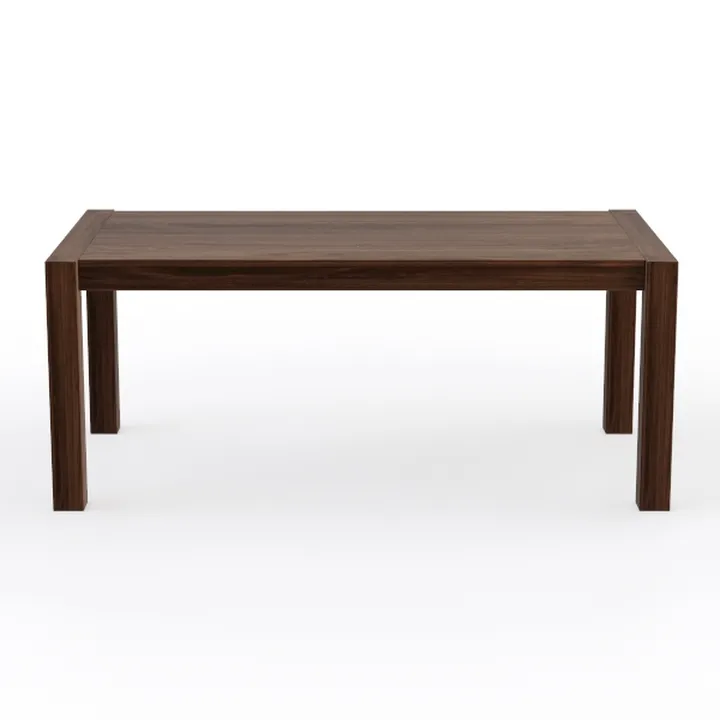 Minimalist Walnut Solid Wood Dining Table 3D Model