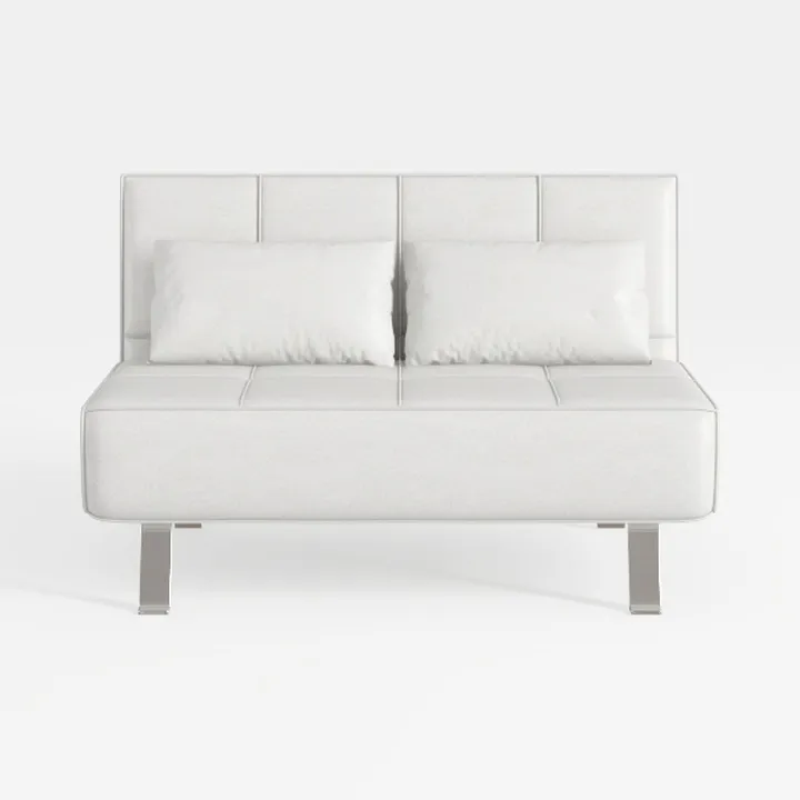 65.4'' Modern Linen Sofa Couch with 2 Pillows