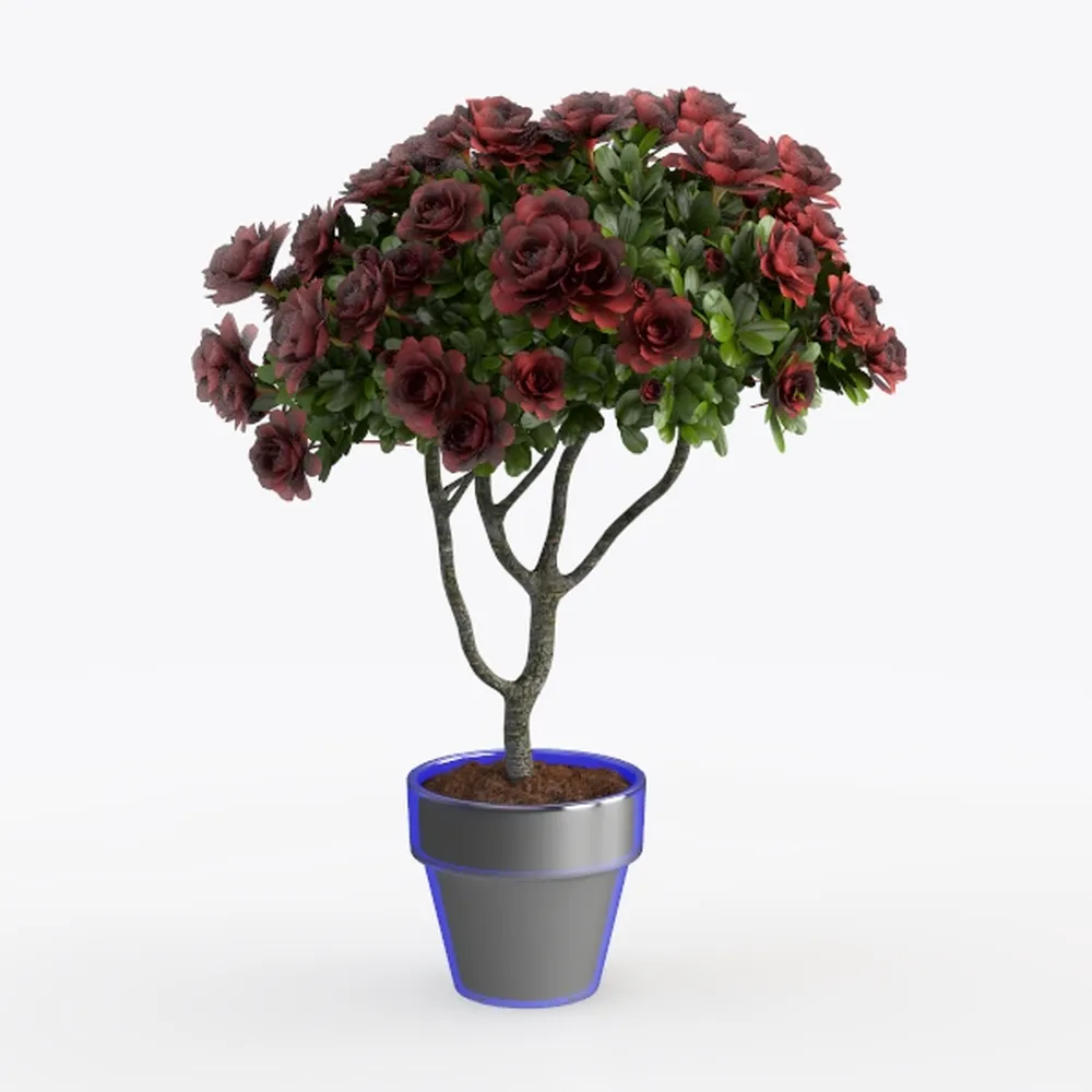 Briful Artificial Bougainvillea Bonsai Tree 18.5