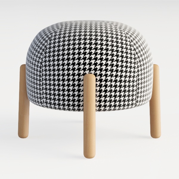 stool-Houndstooth