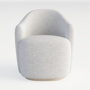 Swivel Accent Chair Round Barrel Armchair Upholste