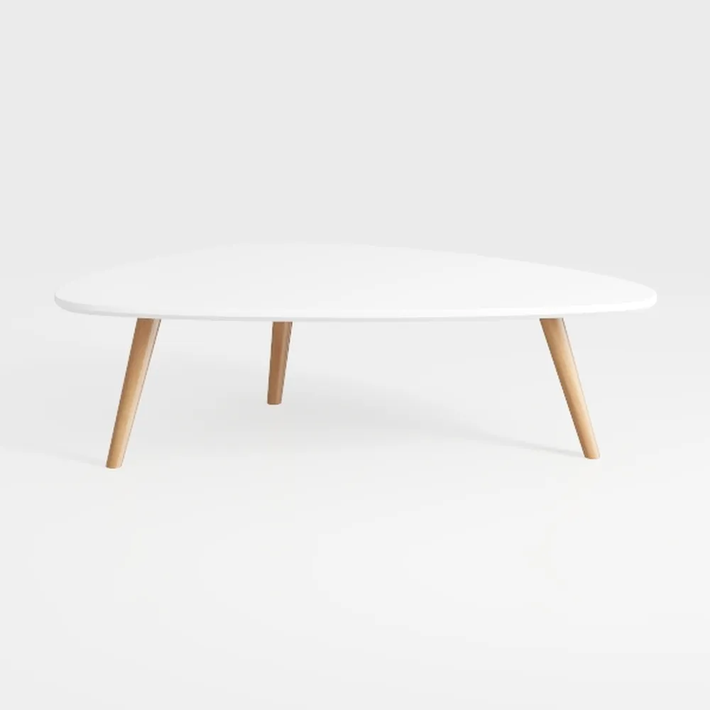 Coffee Table White Nesting Table Set of 2 End Tabl