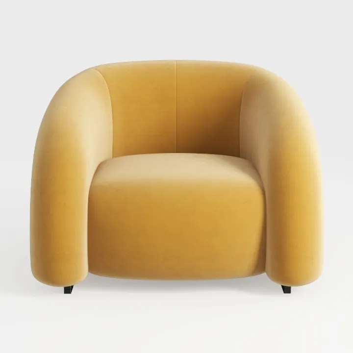 Yaheetech Yellow Chairs Set of 2, Accent Chair for