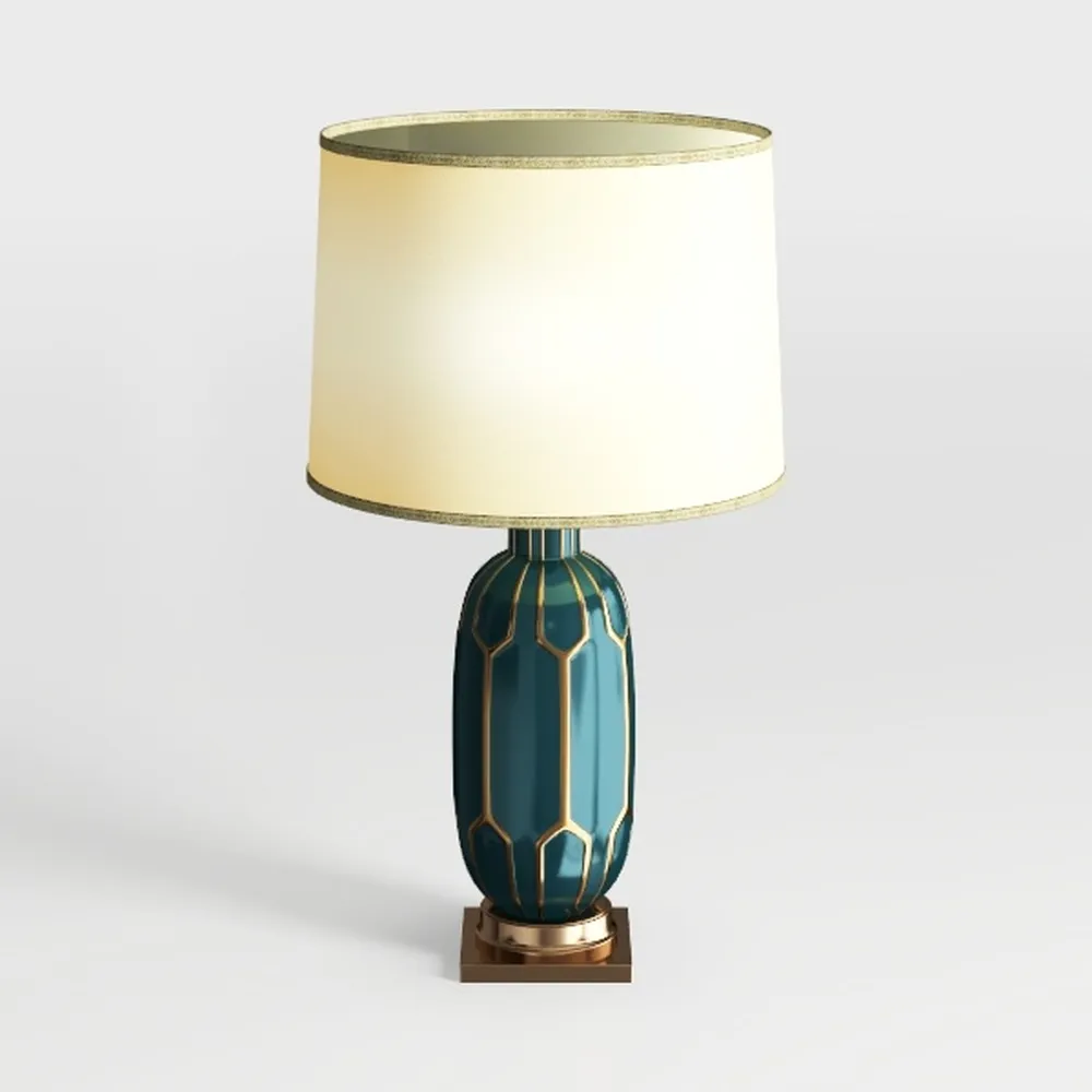 ALAZA Table Lamp Bedside Lamp for Bedroom Rainbow