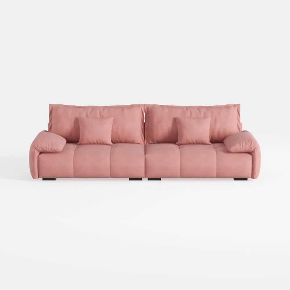 107" Boneless Couch with Deep Seat, Modular