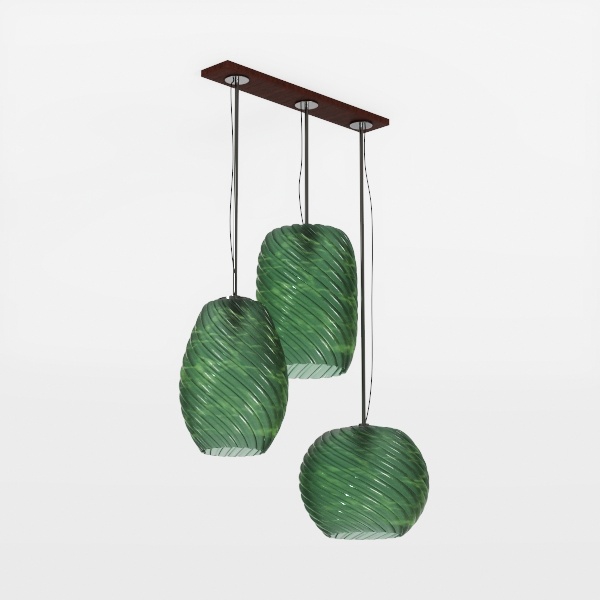 Semi Flush Mount Ceiling Light with Clear Glass