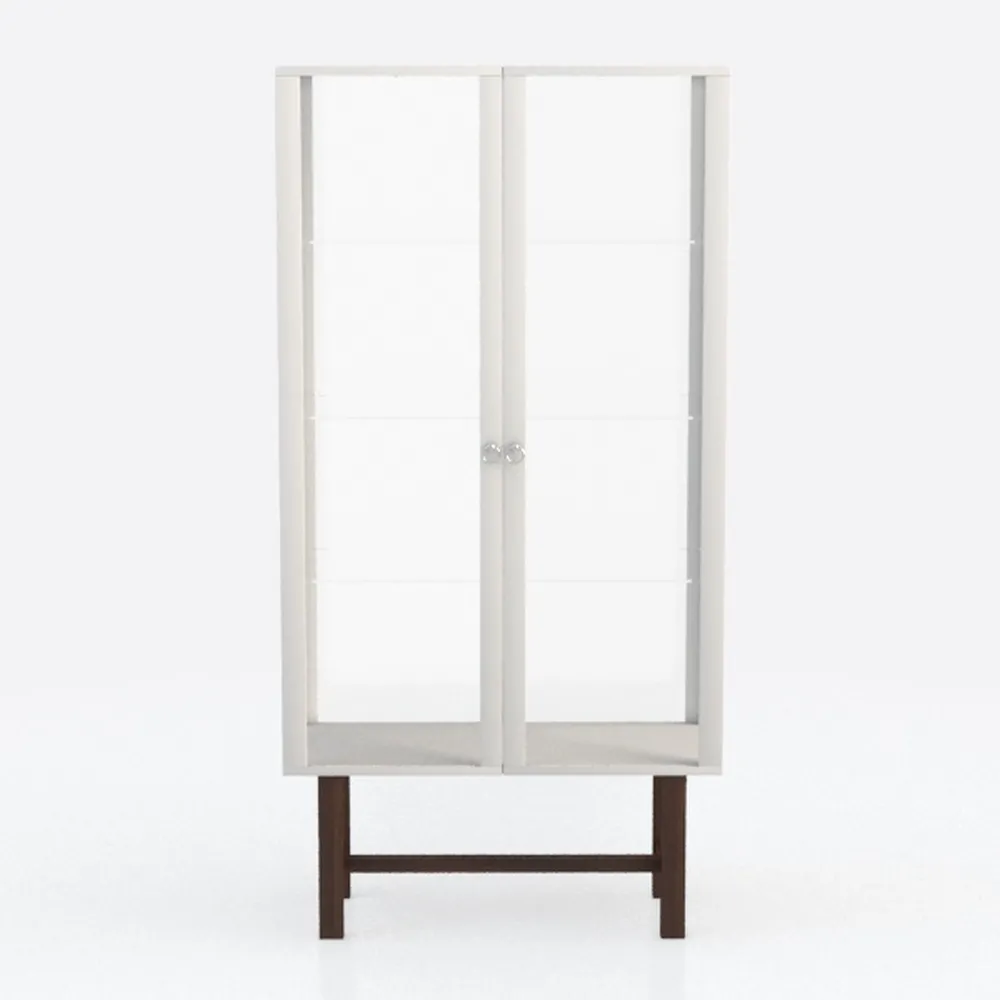 75''H Pantry Cabinet with Adjustable Shelves Metal