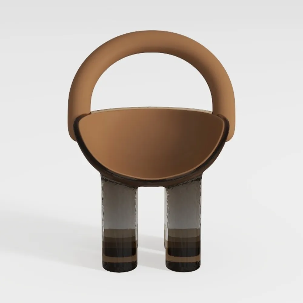 HOME DECO FACTORY, HD0064, poltrona rotonda Cotele Giulia in velluto giallo, edizione lounge, mobili, sedile, divano e poltrona, 67 x 84 x 52 cm, altezza seduta 52 cm, giallo-nero