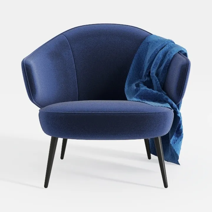 Living Room Chairs ，Velvet Accent Chair Armchair w