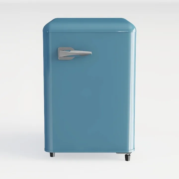 3.2 Cu.Ft Refrigerator, Retro Double Door Fridge