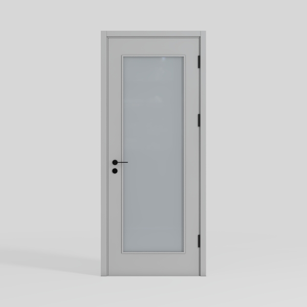 30" x 80" Interior Door Slab Only, 1-Lite Frosted