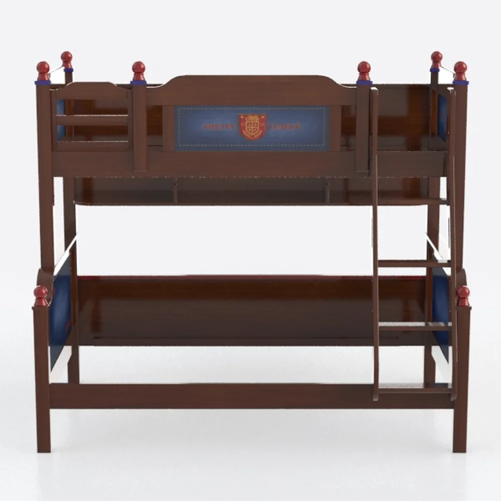 East West Furniture VEB-08-T Twin Over Twin Bunk B