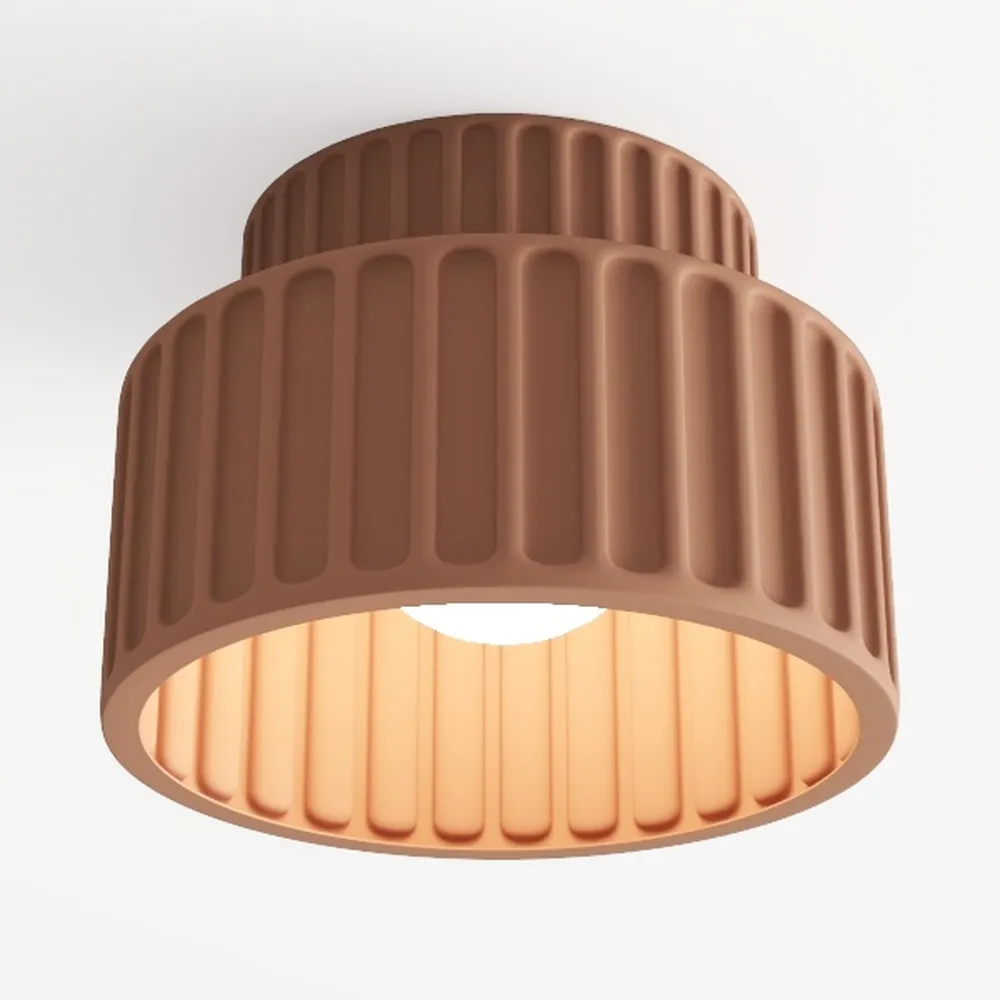 Nordic Simple Resin Ceiling Lights, Modern Flush