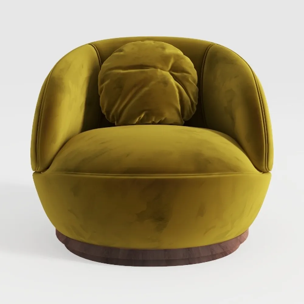 Jofran Lulu Mid-Century Modern Upholstered Casual 