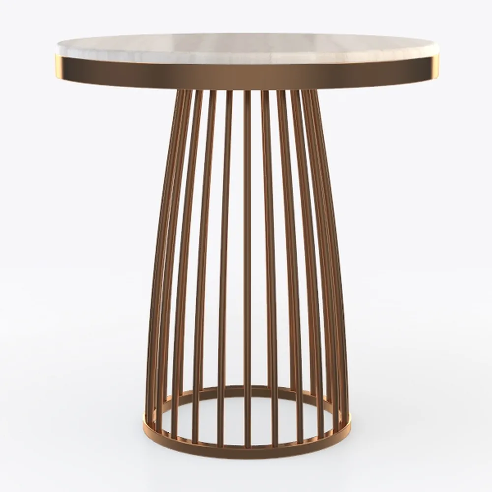 SSLine Modern Fluted Dining Table for 4-6 People