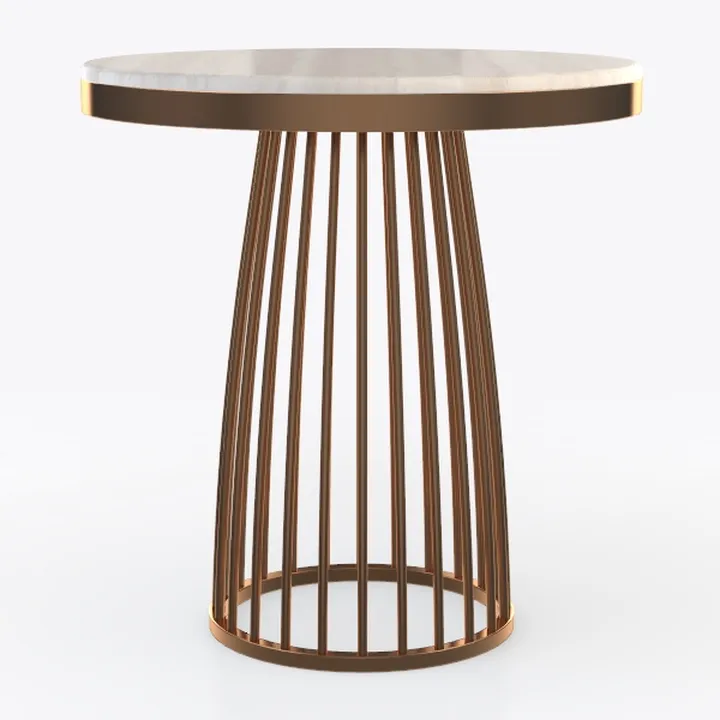 SSLine Modern Fluted Dining Table for 4-6 People