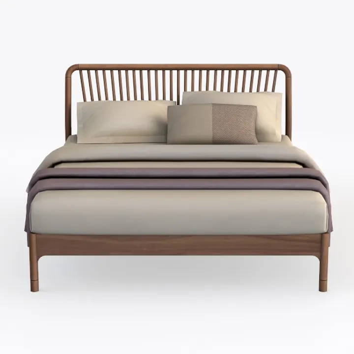 Furniture of America Wyatt Modern Solid Wood Queen