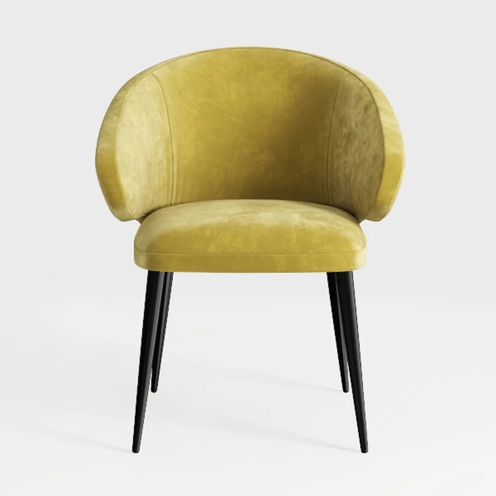 Dining Chair 2PCS Dining Chairs, Thick PU Cushion