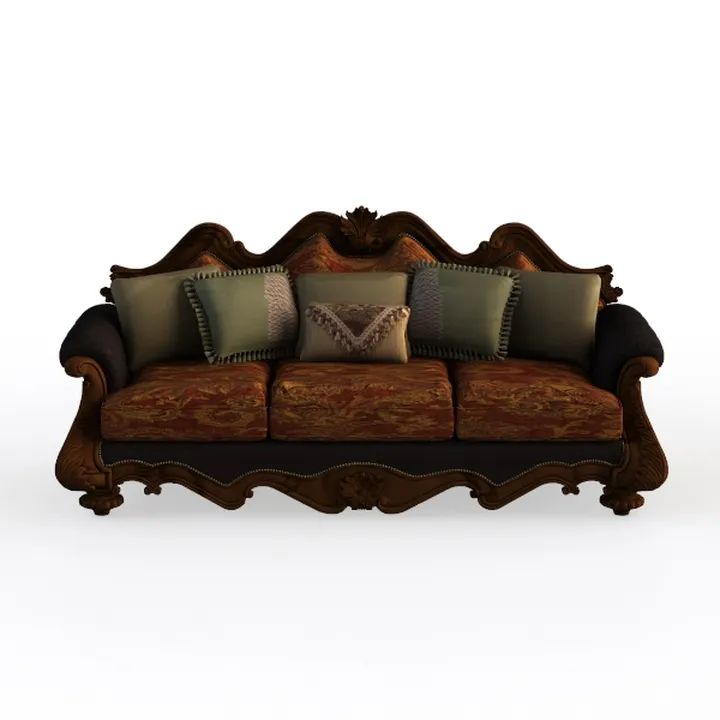 Roundhill Furniture San Marino Sofas, Chocolate