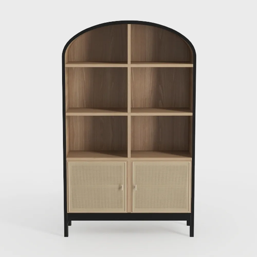 SICOTAS Book Shelf Arched Cabinet Bookshelf Arch