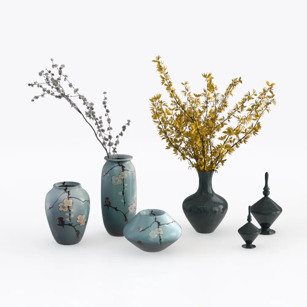 Briful 5.91'' Large Ceramic Rustic Vase Shabby