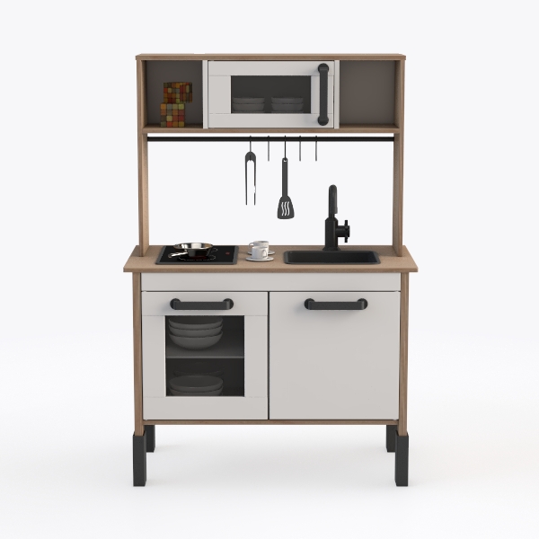 4ever2buy Farmhouse Coffee Bar Cabinet with