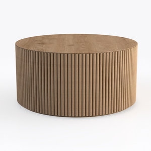 Fluted Buffet Sideboard Cabinet with Storage,