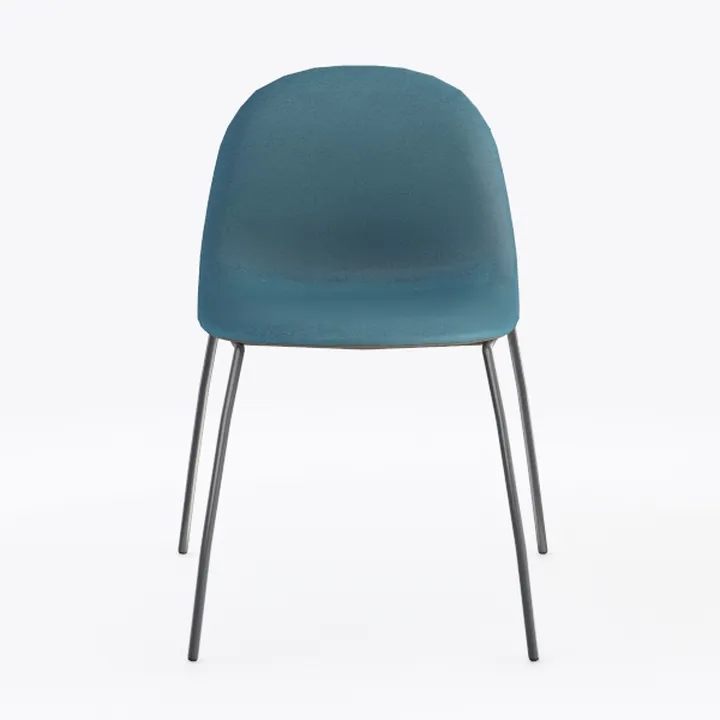 Redlife Vanity Chair with Back, Velvet Upholstered
