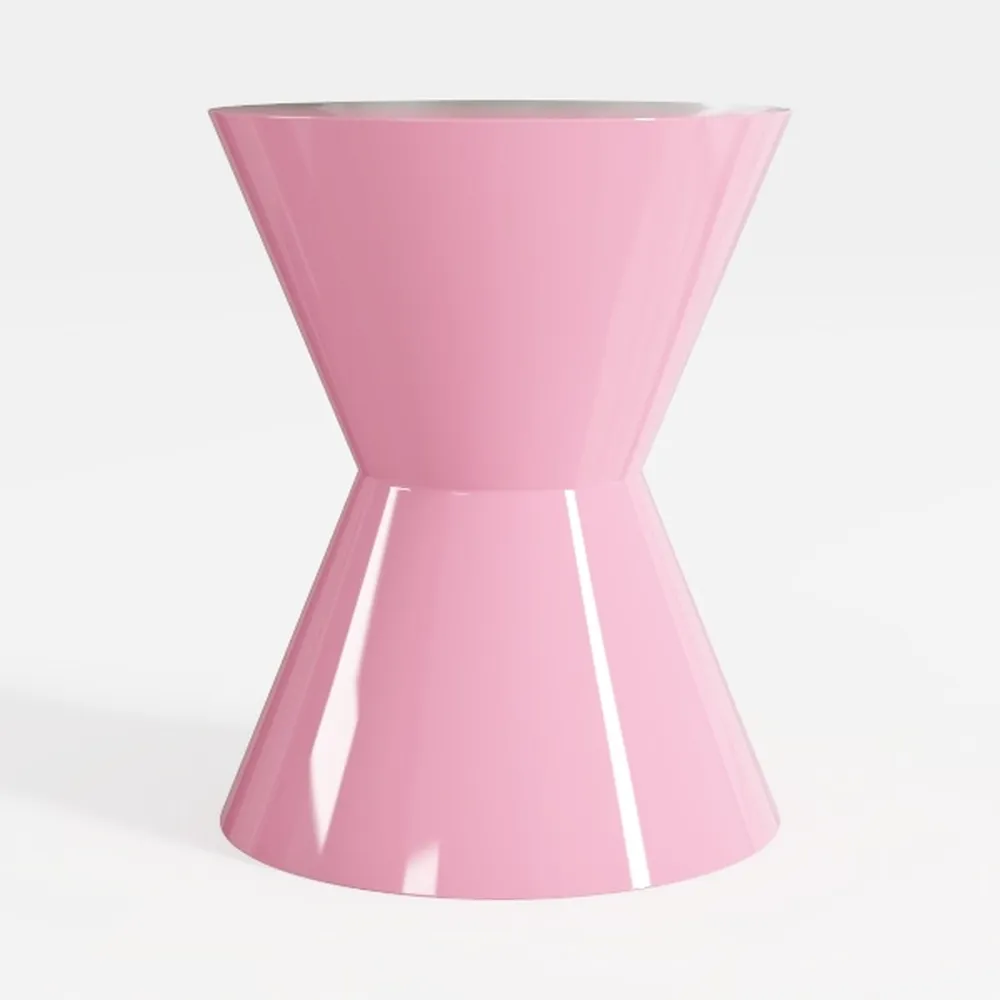 Wolkemer 4PCS 24x43 Inch Pink Round Cocktail